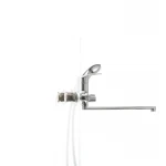 Смеситель для ванны Haiba Magic 006 с красной ручкой (HB0693)