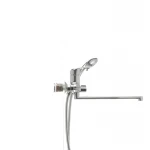 Смеситель для ванны Haiba Magic 006 с красной ручкой (HB0693)