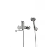 Смеситель для ванны Haiba Magic 006 с красной ручкой (HB0693)