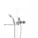 Смеситель для ванны Haiba Magic 006 с красной ручкой (HB0693)