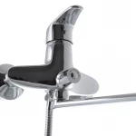 Смеситель для ванны Haiba Magic 006 с красной ручкой (HB0693)