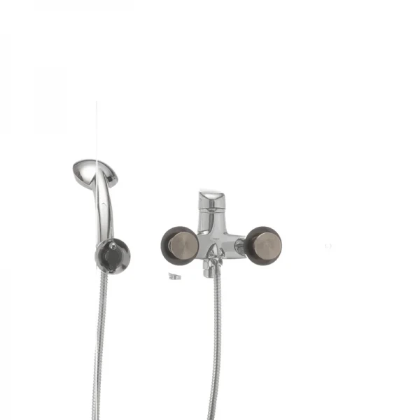 Смеситель для ванны Haiba Magic 006 с красной ручкой (HB0693)