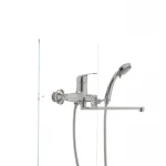 Смеситель для ванны Haiba Magic 006 с красной ручкой (HB0693)