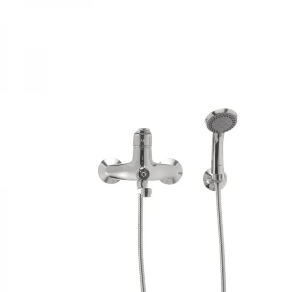 Смеситель для ванны Haiba Magic 006 с красной ручкой (HB0693)