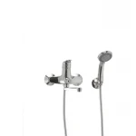 Смеситель для ванны Haiba Magic 006 с красной ручкой (HB0693)