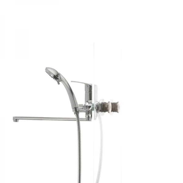 Смеситель для ванны Haiba Magic 006 с красной ручкой (HB0693)