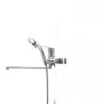 Смеситель для ванны Haiba Magic 006 с синей ручкой (HB0694)