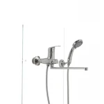 Смеситель для ванны Haiba Magic 006 с синей ручкой (HB0694)