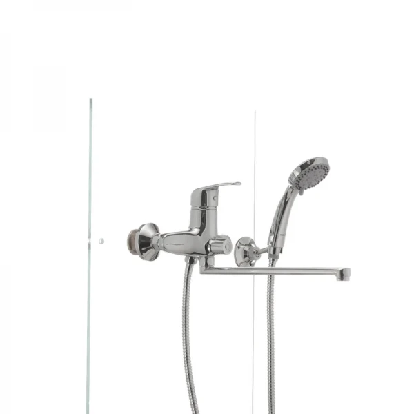 Смеситель для ванны Haiba Magic 006 с синей ручкой (HB0694)