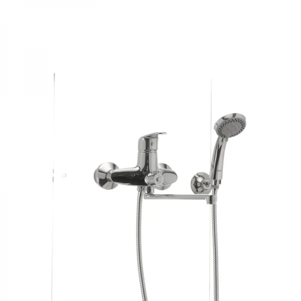 Смеситель для ванны Haiba Magic 006 с синей ручкой (HB0694)