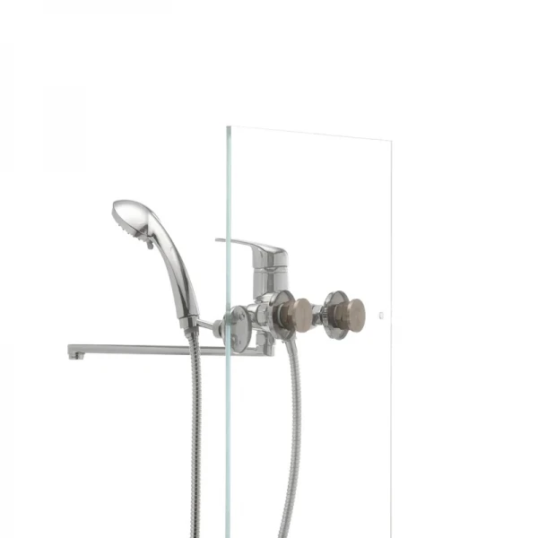 Смеситель для ванны Haiba Magic 006 с синей ручкой (HB0694)