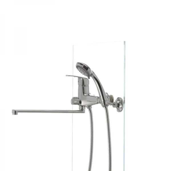 Смеситель для ванны Haiba Magic 006 с синей ручкой (HB0694)