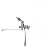 Смеситель для ванны Haiba Magic 006 с синей ручкой (HB0694)