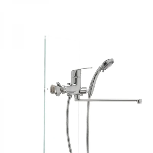 Смеситель для ванны Haiba Magic 006 с синей ручкой (HB0694)