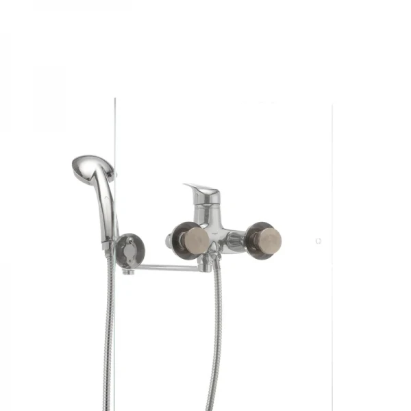 Смеситель для ванны Haiba Magic 006 с синей ручкой (HB0694)