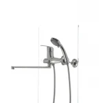 Смеситель для ванны Haiba Magic 006 с синей ручкой (HB0694)