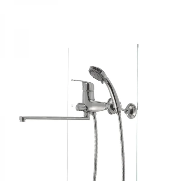 Смеситель для ванны Haiba Magic 006 с синей ручкой (HB0694)