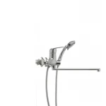 Смеситель для ванны Haiba Magic 006 с синей ручкой (HB0694)