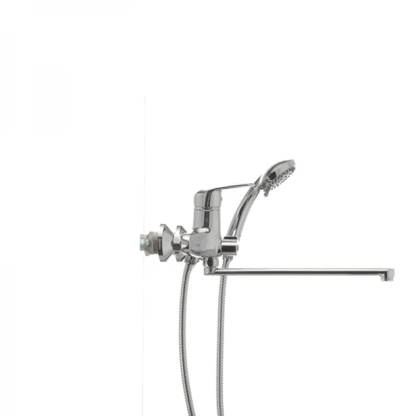 Смеситель для ванны Haiba Magic 006 с синей ручкой (HB0694)