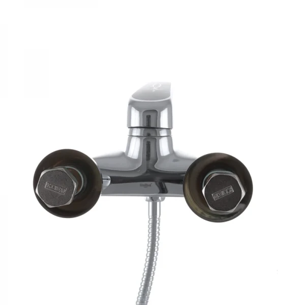 Смеситель для ванны Haiba Magic 009 с черной ручкой (HB0696)