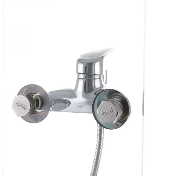 Смеситель для ванны Haiba Magic 009 с черной ручкой (HB0696)