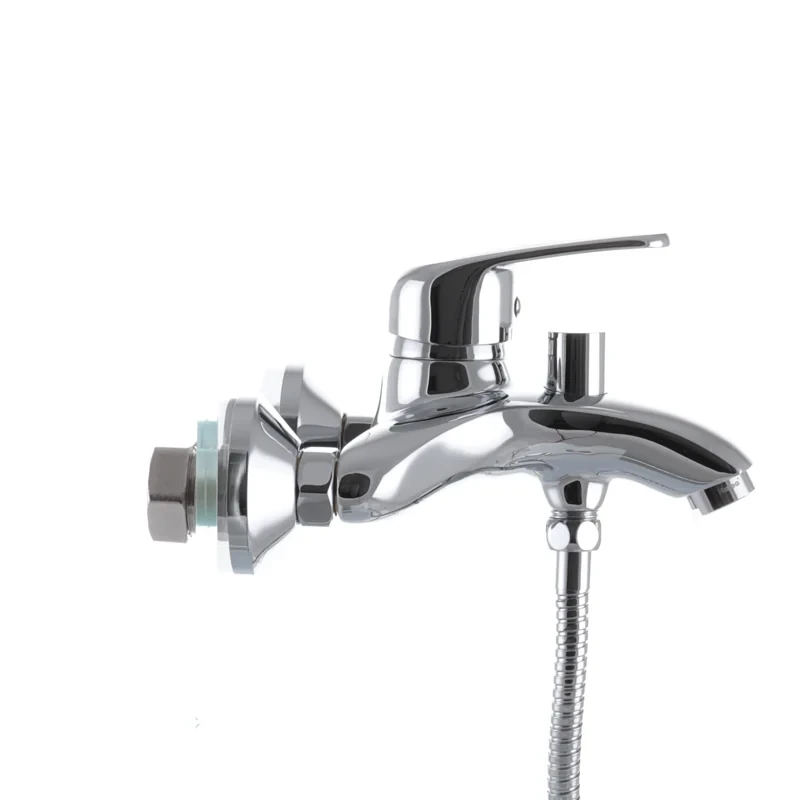 Смеситель для ванны Haiba Magic 009 с черной ручкой (HB0696)