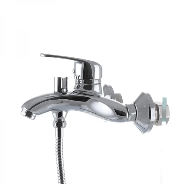 Смеситель для ванны Haiba Magic 009 с черной ручкой (HB0696)