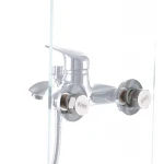 Смеситель для ванны Haiba Magic 009 с черной ручкой (HB0696)