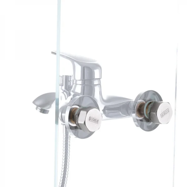 Смеситель для ванны Haiba Magic 009 с черной ручкой (HB0696)