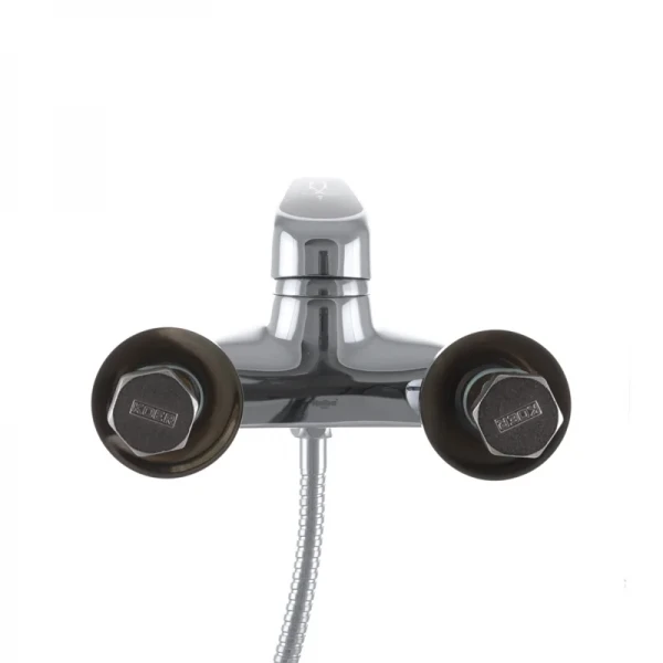 Смеситель для ванны Haiba Magic 009 с черной ручкой (HB0696)