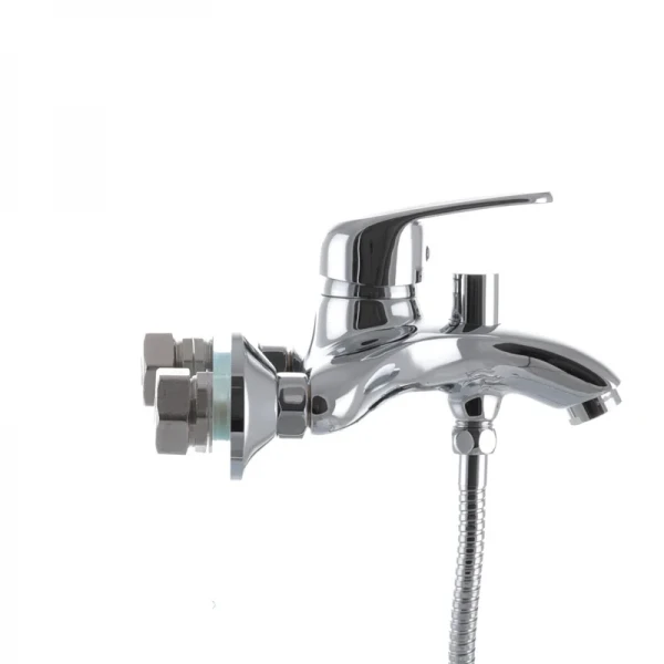 Смеситель для ванны Haiba Magic 009 с черной ручкой (HB0696)