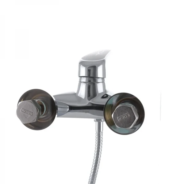 Смеситель для ванны Haiba Magic 009 с черной ручкой (HB0696)