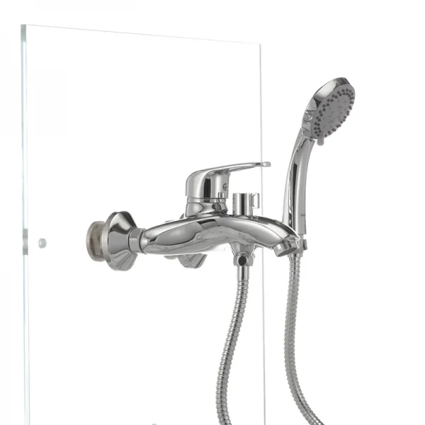 Смеситель для ванны Haiba Magic 009 с синей ручкой (HB0697)