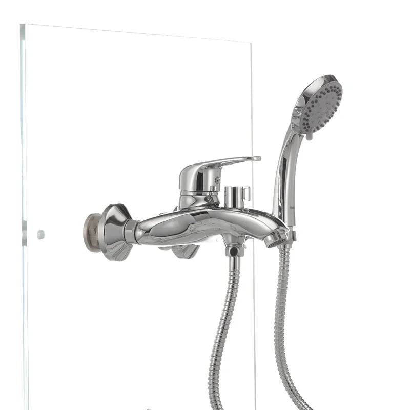 Змішувач для ванни Haiba Magic 009 з синьою ручкою (HB0697)