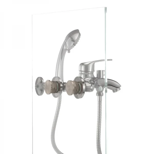 Смеситель для ванны Haiba Magic 009 с синей ручкой (HB0697)