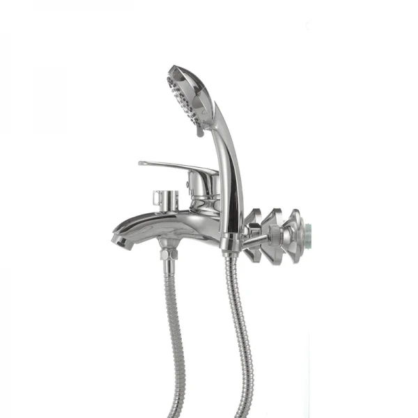 Смеситель для ванны Haiba Magic 009 с синей ручкой (HB0697)