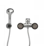 Смеситель для ванны Haiba Magic 009 с синей ручкой (HB0697)