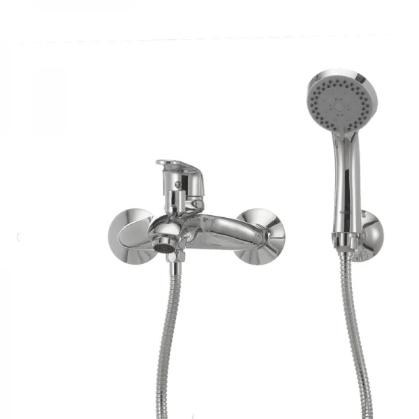 Смеситель для ванны Haiba Magic 009 с синей ручкой (HB0697)