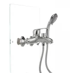 Смеситель для ванны Haiba Magic 009 с синей ручкой (HB0697)