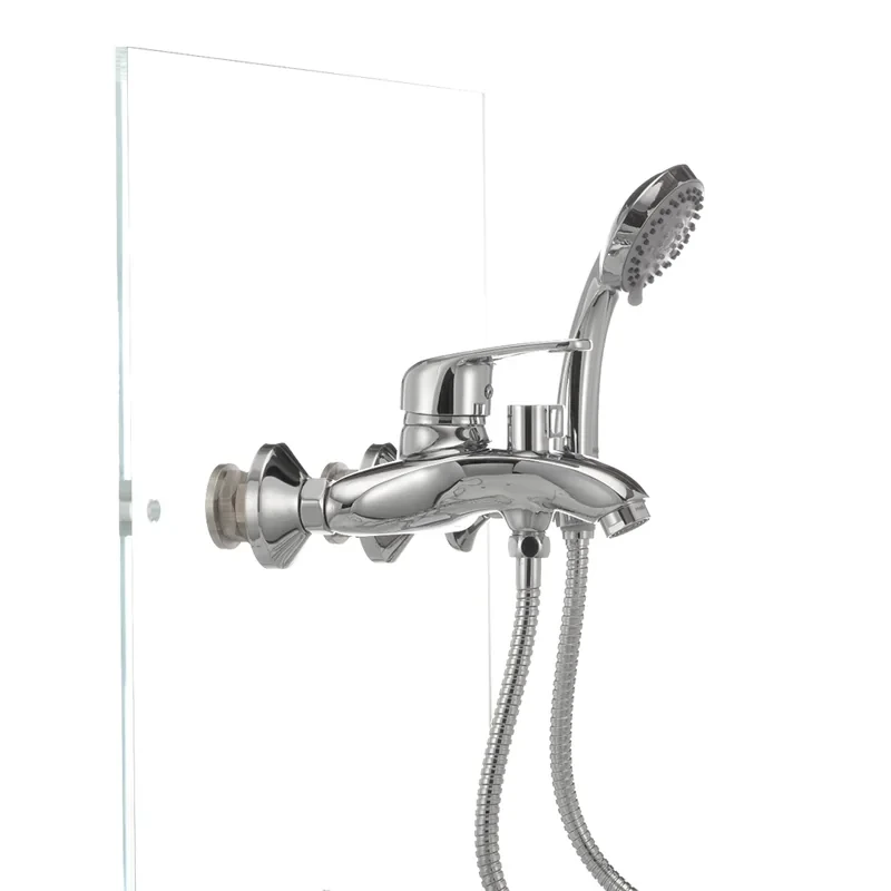 Змішувач для ванни Haiba Magic 009 з синьою ручкою (HB0697)