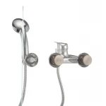 Смеситель для ванны Haiba Magic 009 с синей ручкой (HB0697)