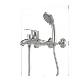 Смеситель для ванны Haiba Magic 009 с синей ручкой (HB0697)