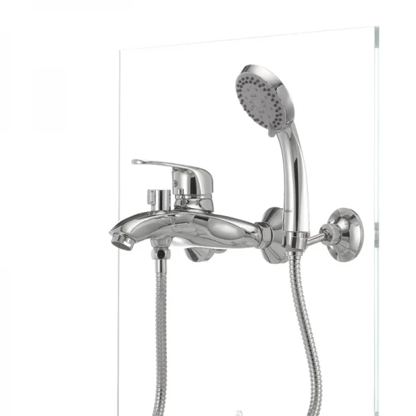 Смеситель для ванны Haiba Magic 009 с синей ручкой (HB0697)