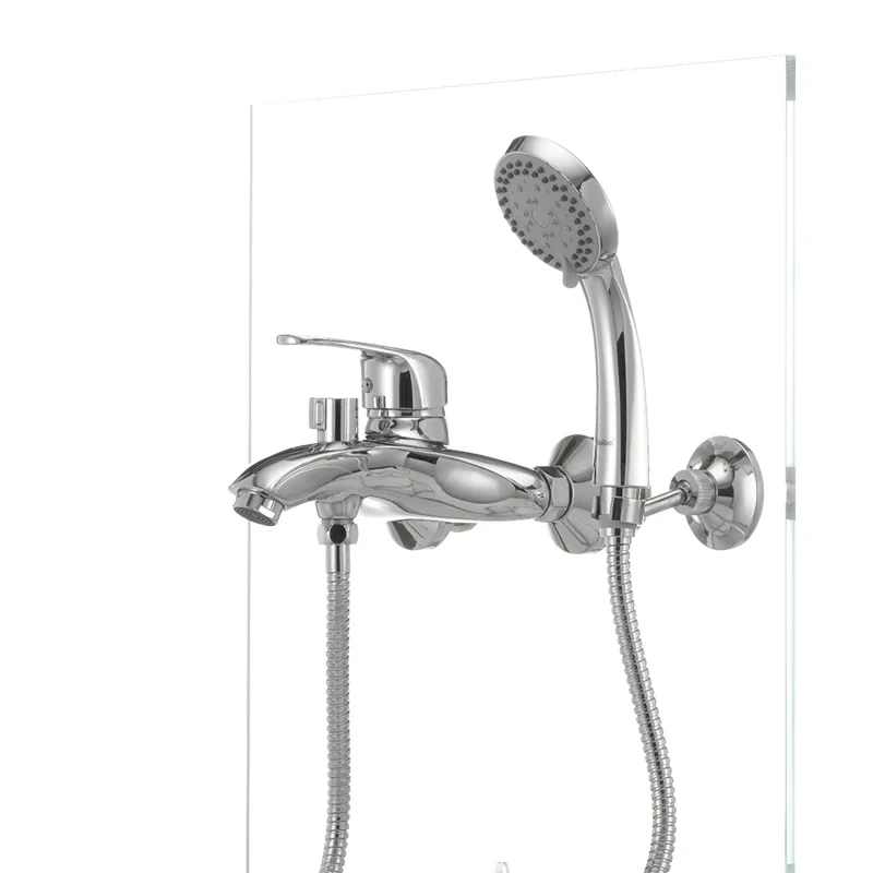 Змішувач для ванни Haiba Magic 009 з синьою ручкою (HB0697)