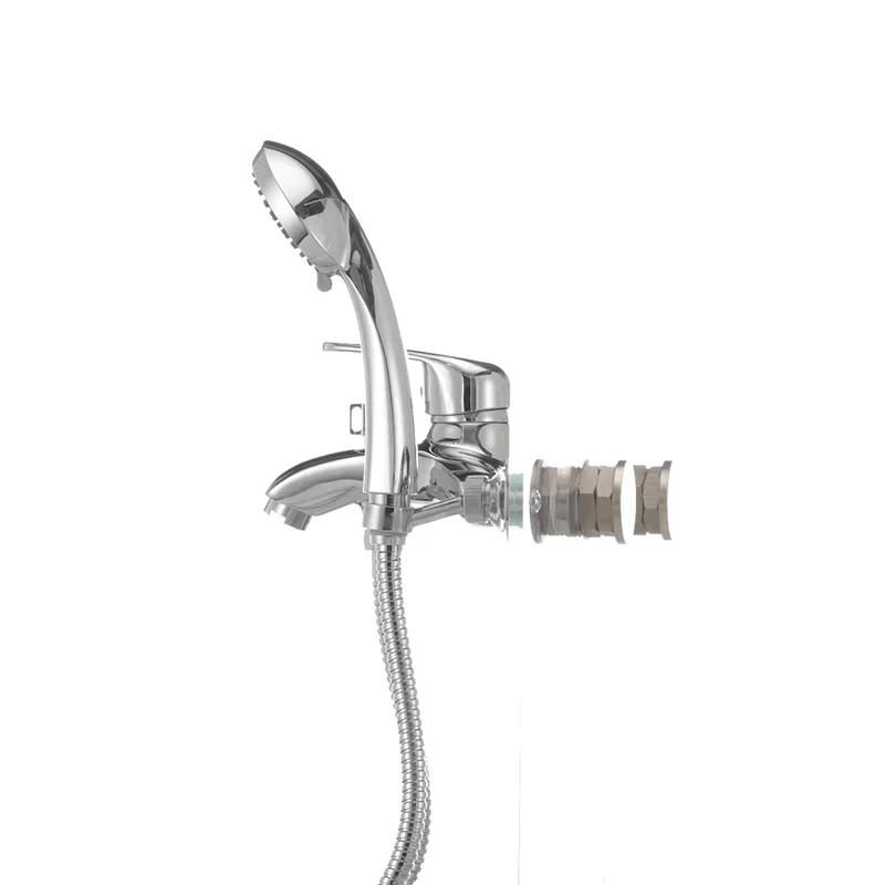 Змішувач для ванни Haiba Magic 009 з синьою ручкою (HB0697)