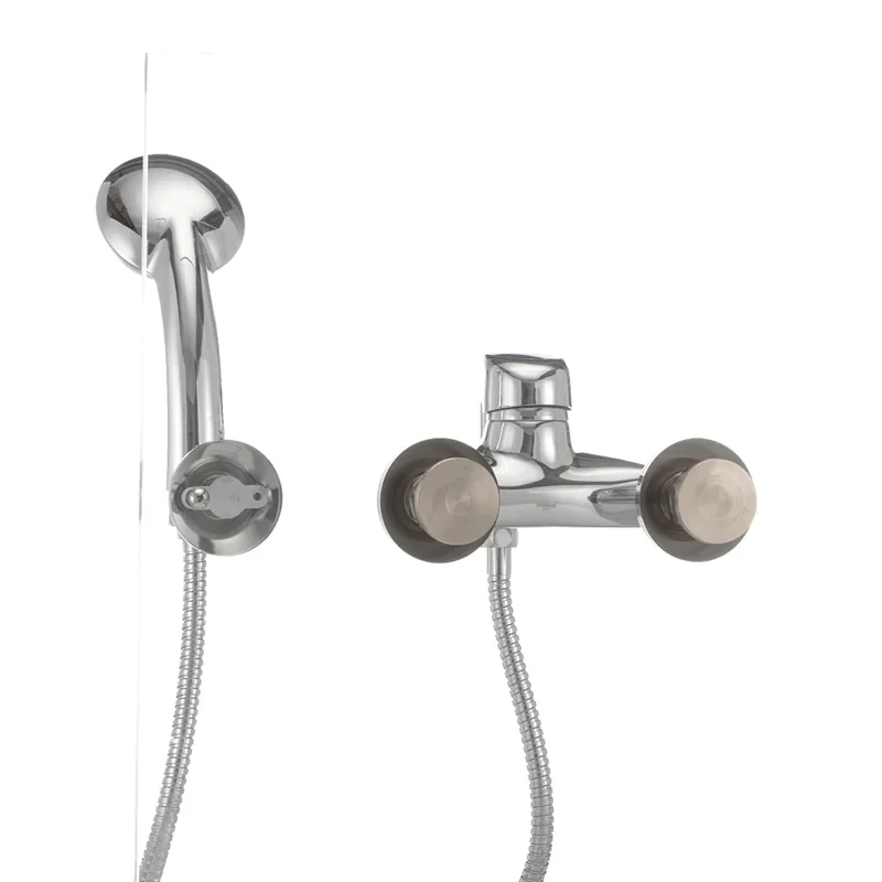 Змішувач для ванни Haiba Magic 009 з синьою ручкою (HB0697)