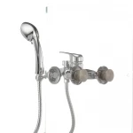 Смеситель для ванны Haiba Magic 009 с синей ручкой (HB0697)