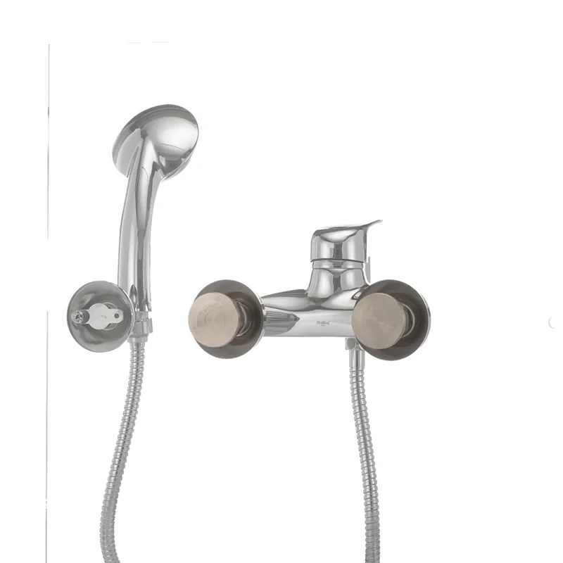 Змішувач для ванни Haiba Magic 009 з синьою ручкою (HB0697)