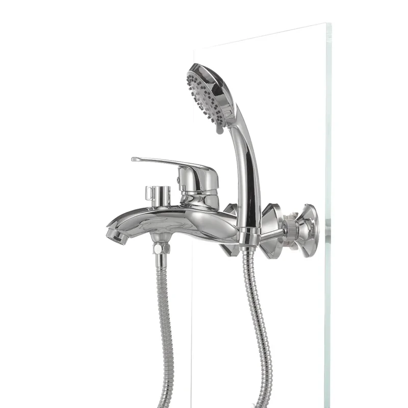 Змішувач для ванни Haiba Magic 009 з синьою ручкою (HB0697)