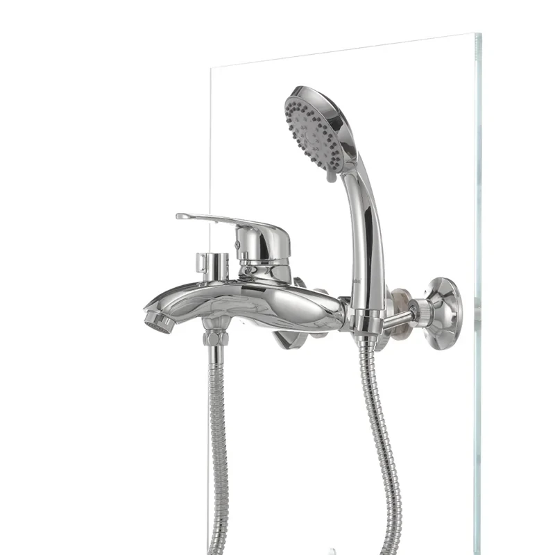 Змішувач для ванни Haiba Magic 009 з синьою ручкою (HB0697)